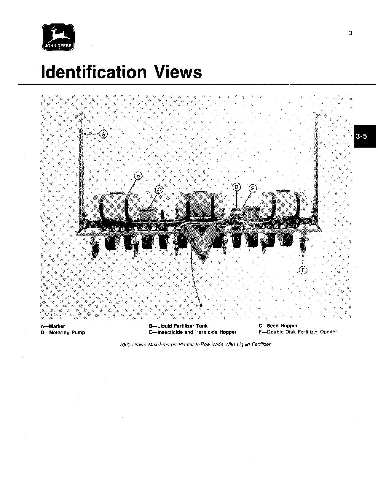 JOHN DEERE 7000 DRAWN COTTON CORN PLANTER OPERATORS MANUAL #4