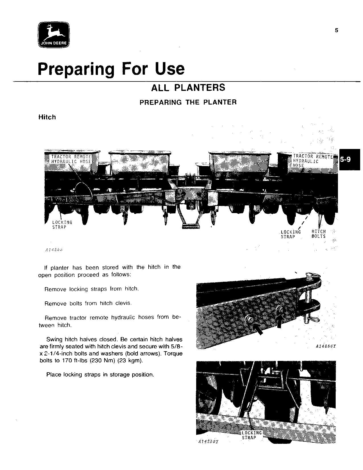 JOHN DEERE 7000 DRAWN COTTON CORN 6RW 8RN 8RW PLANTER OPERATORS MANUAL #6