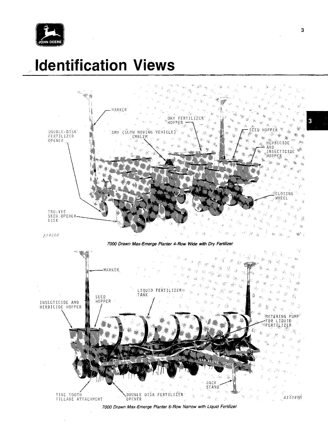 Manuel d'utilisation du semoir à coton et à maïs tracté John Deere 7000 4RN #9