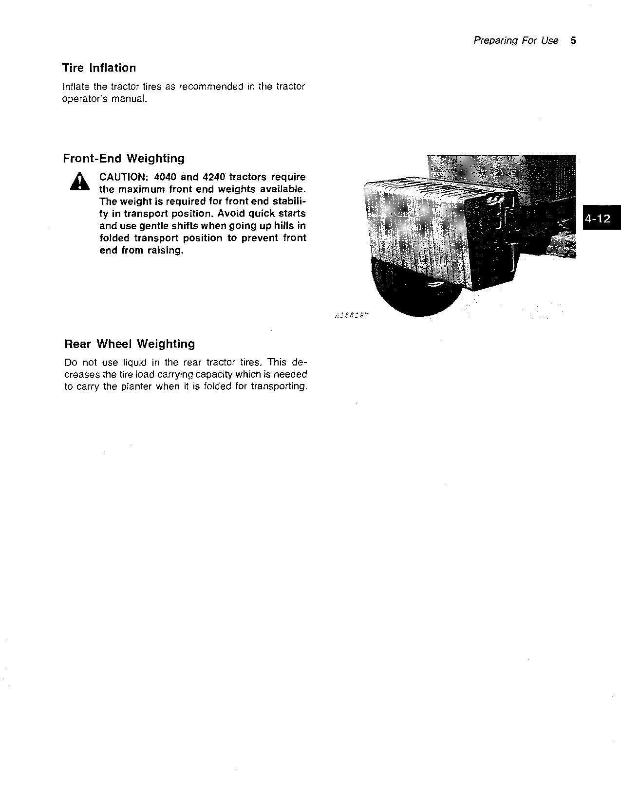 JOHN DEERE 7000 DRAWN FOLDING PLANTER 8RW 12RN PLANTER OPERATORS MANUAL #13