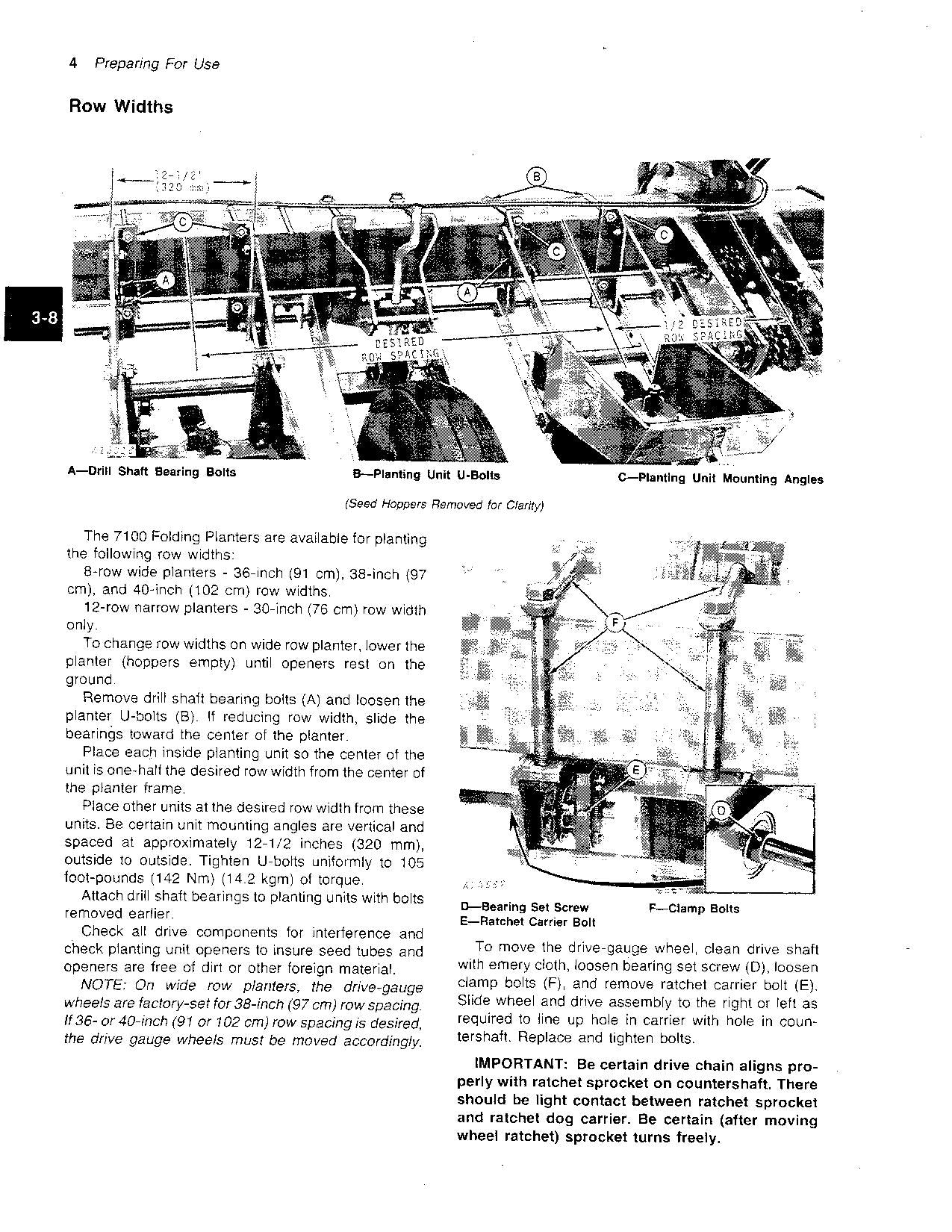 JOHN DEERE 7100 FOLDING MAXEMERGE INTEGRAL PLANTER OPERATORS MANUAL #1