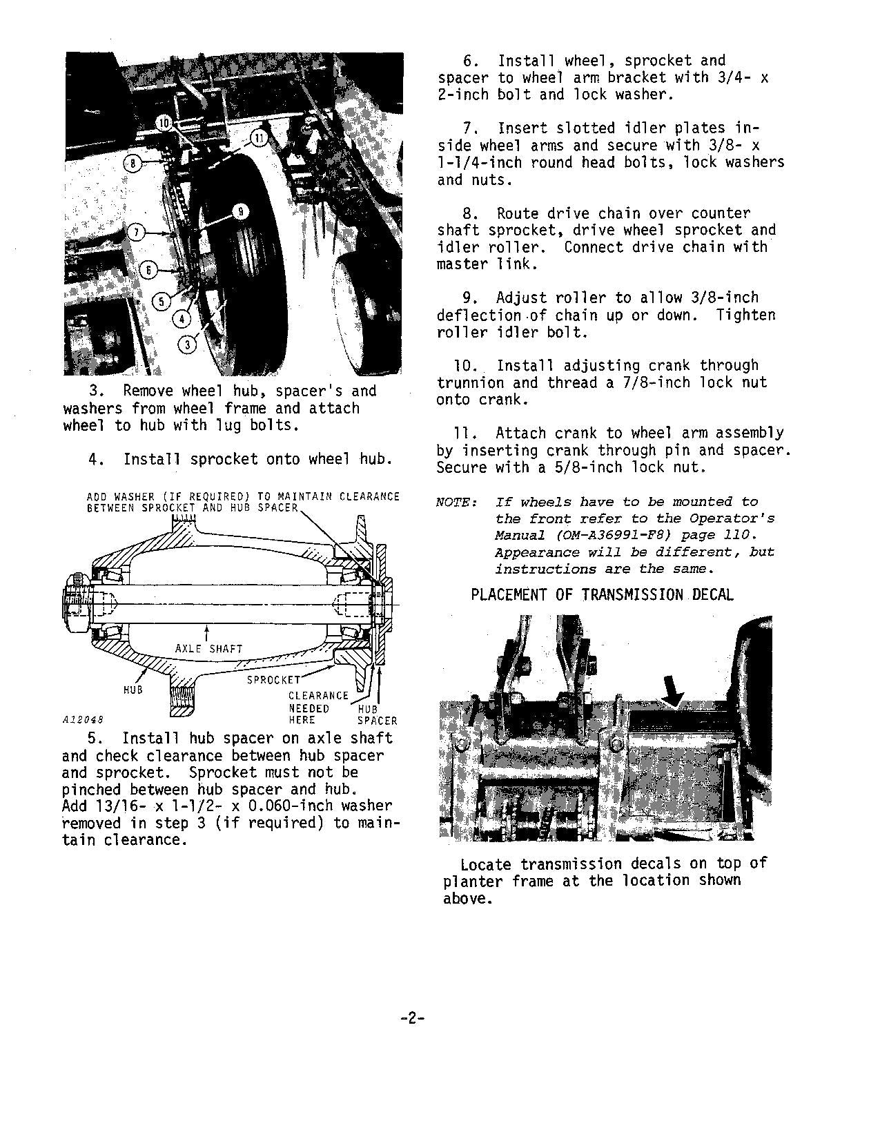 JOHN DEERE 7100 INTEGRAL RIGID MAX-EMERGE PLANTER OPERATORS MANUAL #5