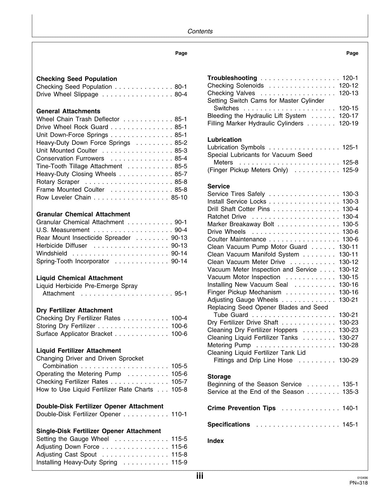 JOHN DEERE 7200 DRAWN (FLEX-FOLD) PLANTER OPERATORS MANUAL #2