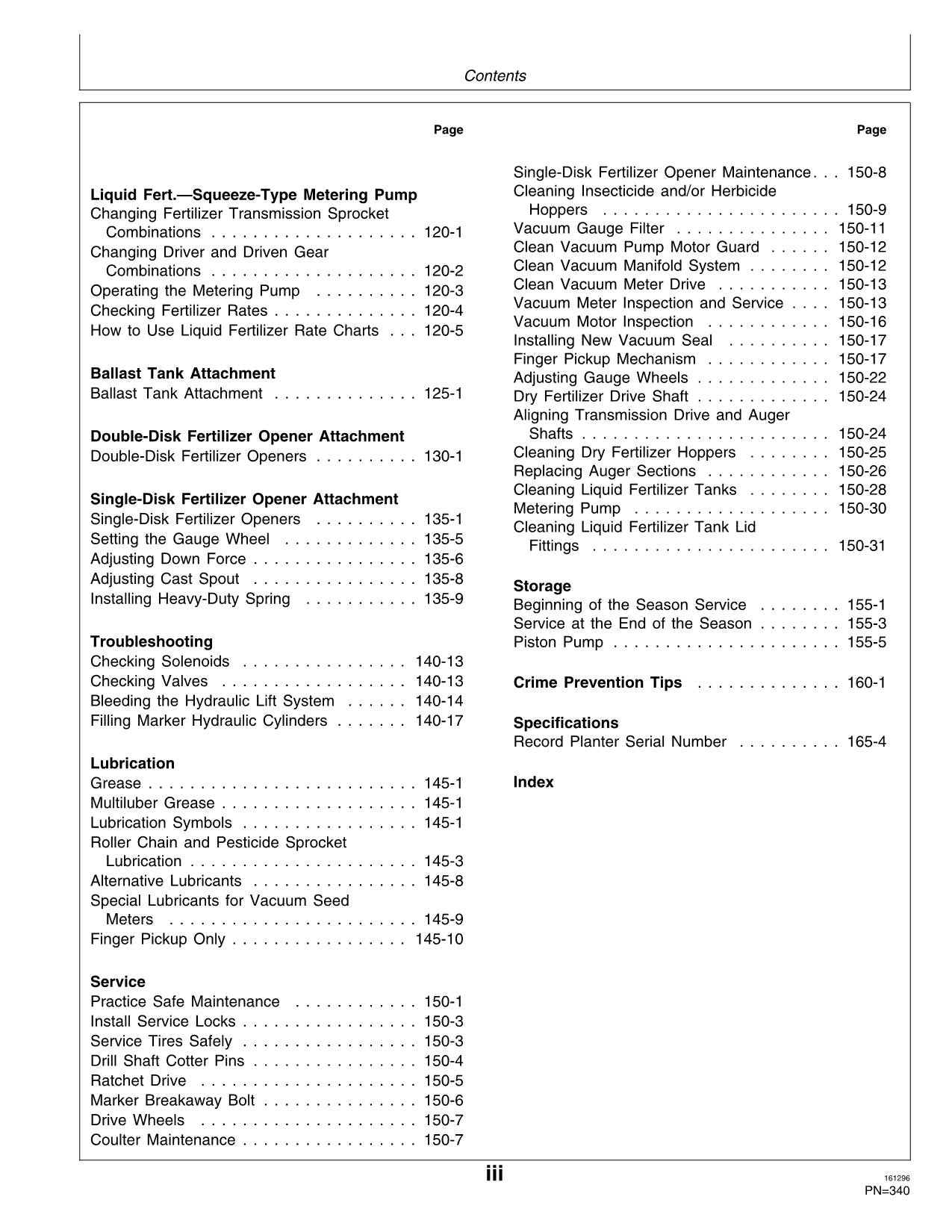 JOHN DEERE 7200 MAXEMERGE2 DRAWN (12RN) PLANTER OPERATORS MANUAL #7