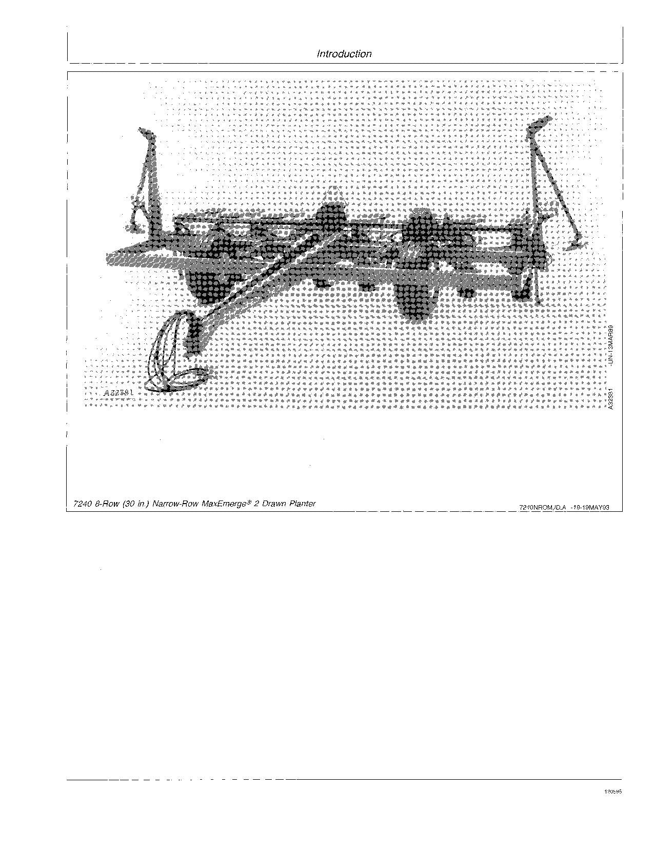 JOHN DEERE 7240 SÄMASCHINE BEDIENUNGSANLEITUNG