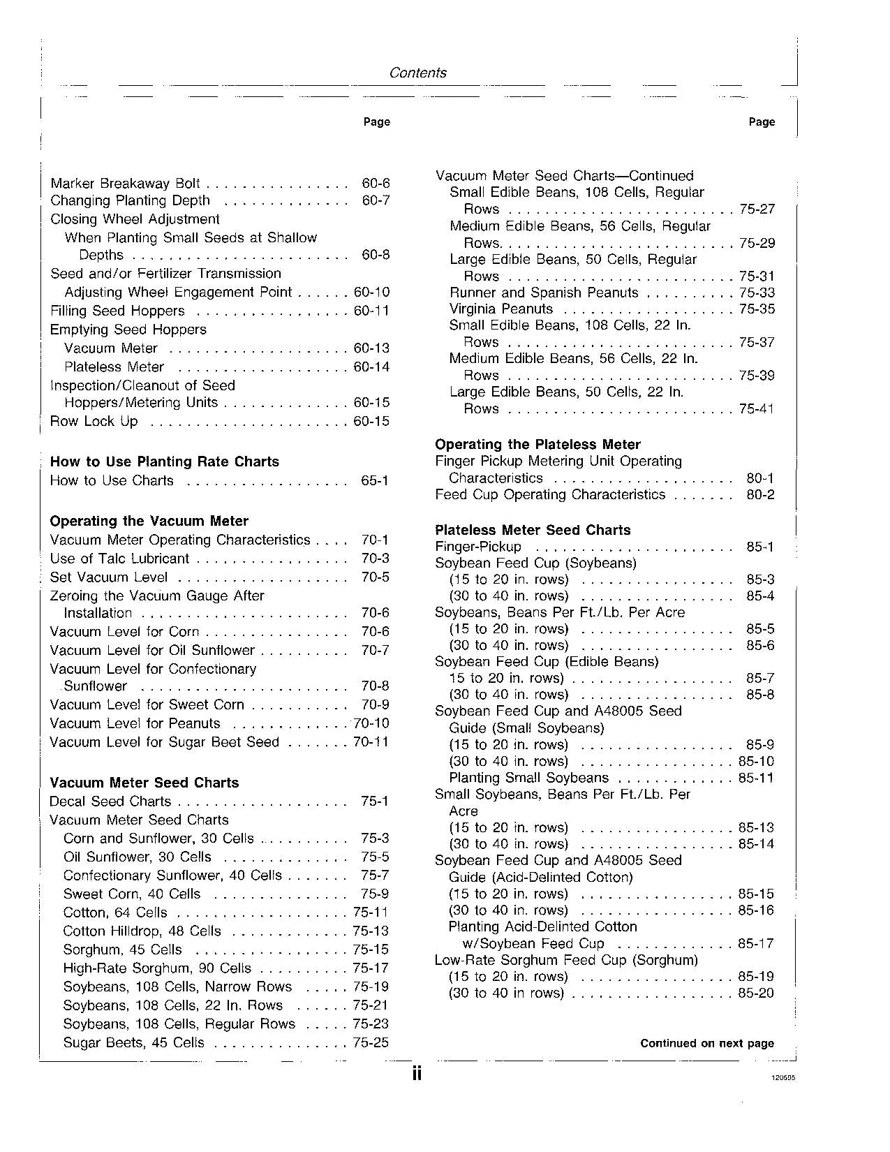 JOHN DEERE 7240 PLANTER OPERATORS MANUAL