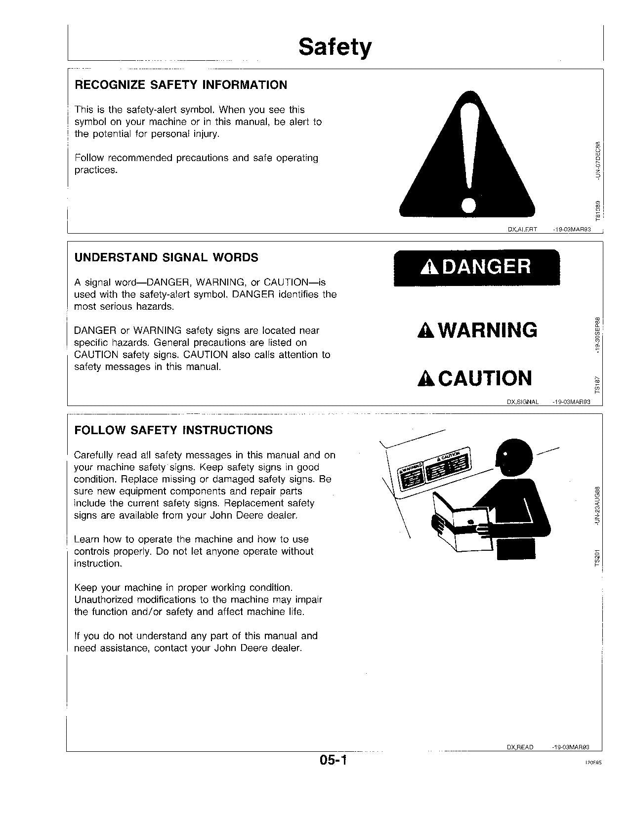 JOHN DEERE 7300 PLANTER OPERATORS MANUAL #3