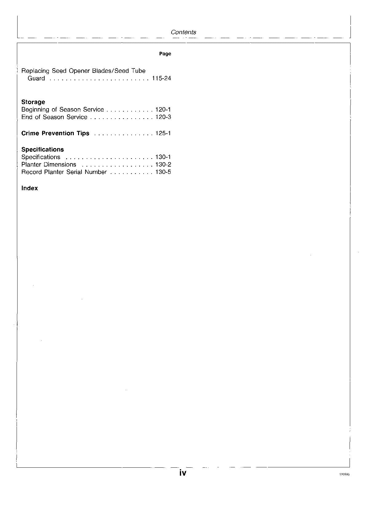 JOHN DEERE 7300 PLANTER OPERATORS MANUAL #3