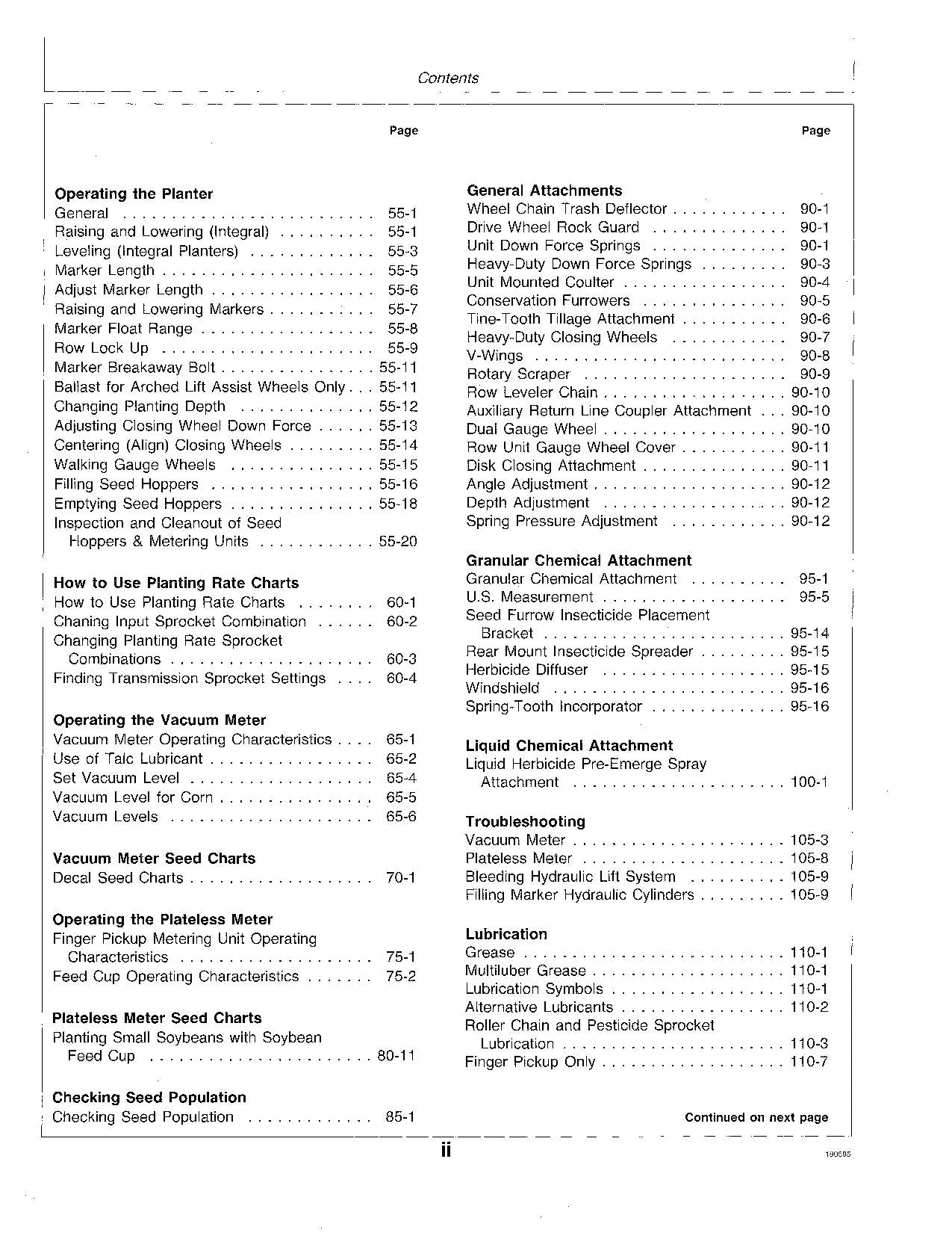 JOHN DEERE 7340 PLANTER OPERATORS MANUAL