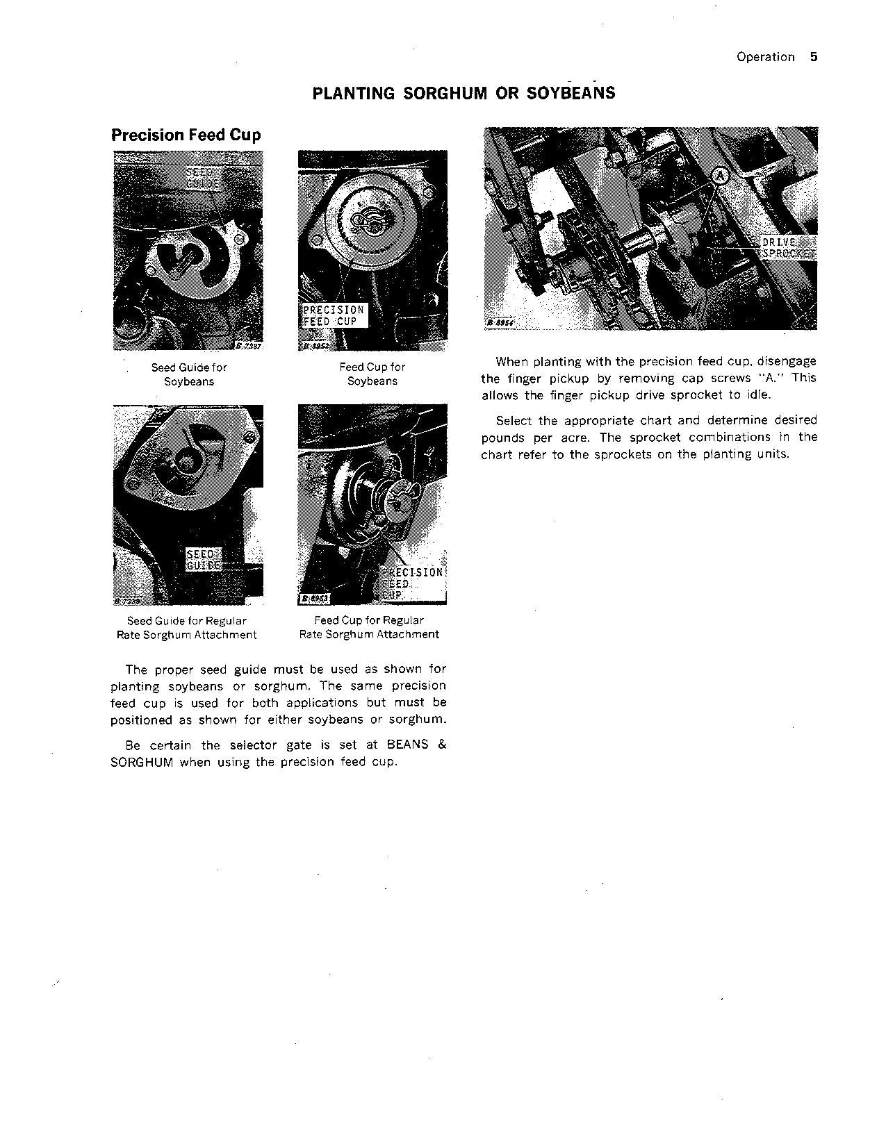 MANUEL D'UTILISATION DU SEMOIR JOHN DEERE 80 #1