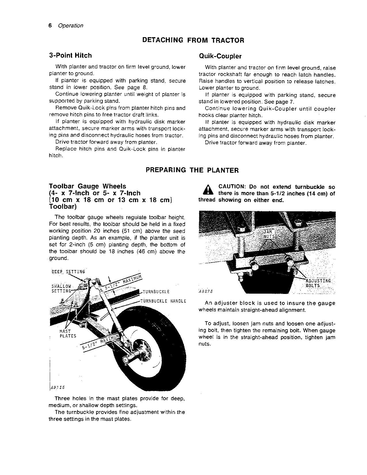 JOHN DEERE 80 PLANTER OPERATORS MANUAL #2