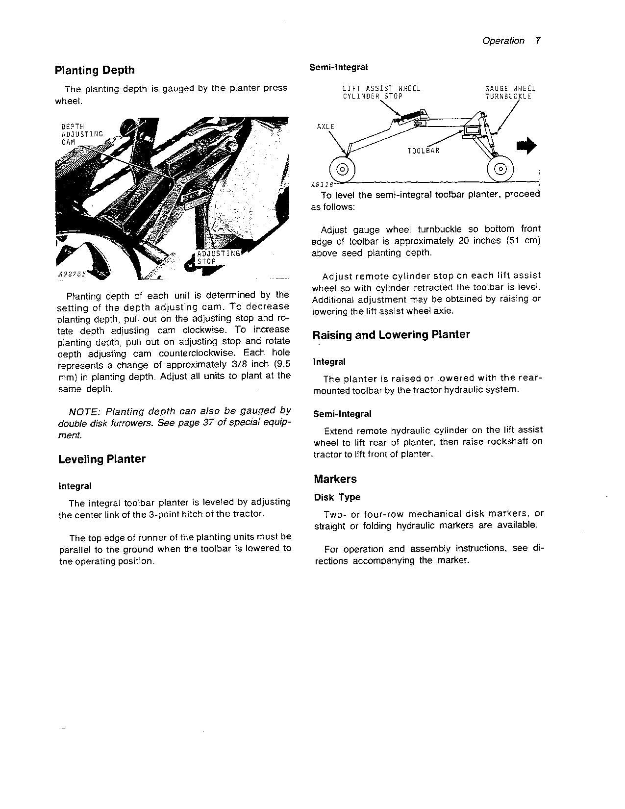 JOHN DEERE 80 PLANTER OPERATORS MANUAL #2