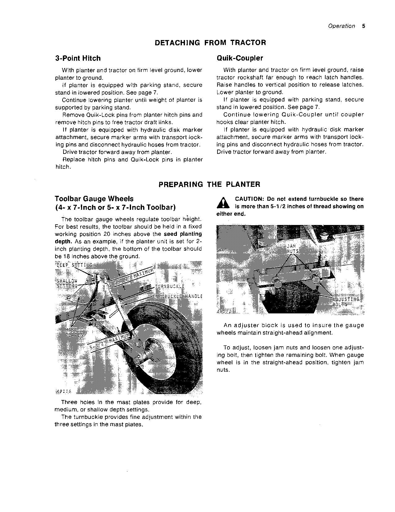 MANUEL D'UTILISATION DU SEMOIR JOHN DEERE 81