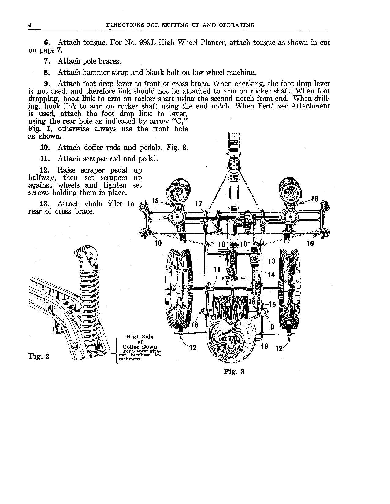 JOHN DEERE 999L PLANTER OPERATORS MANUAL