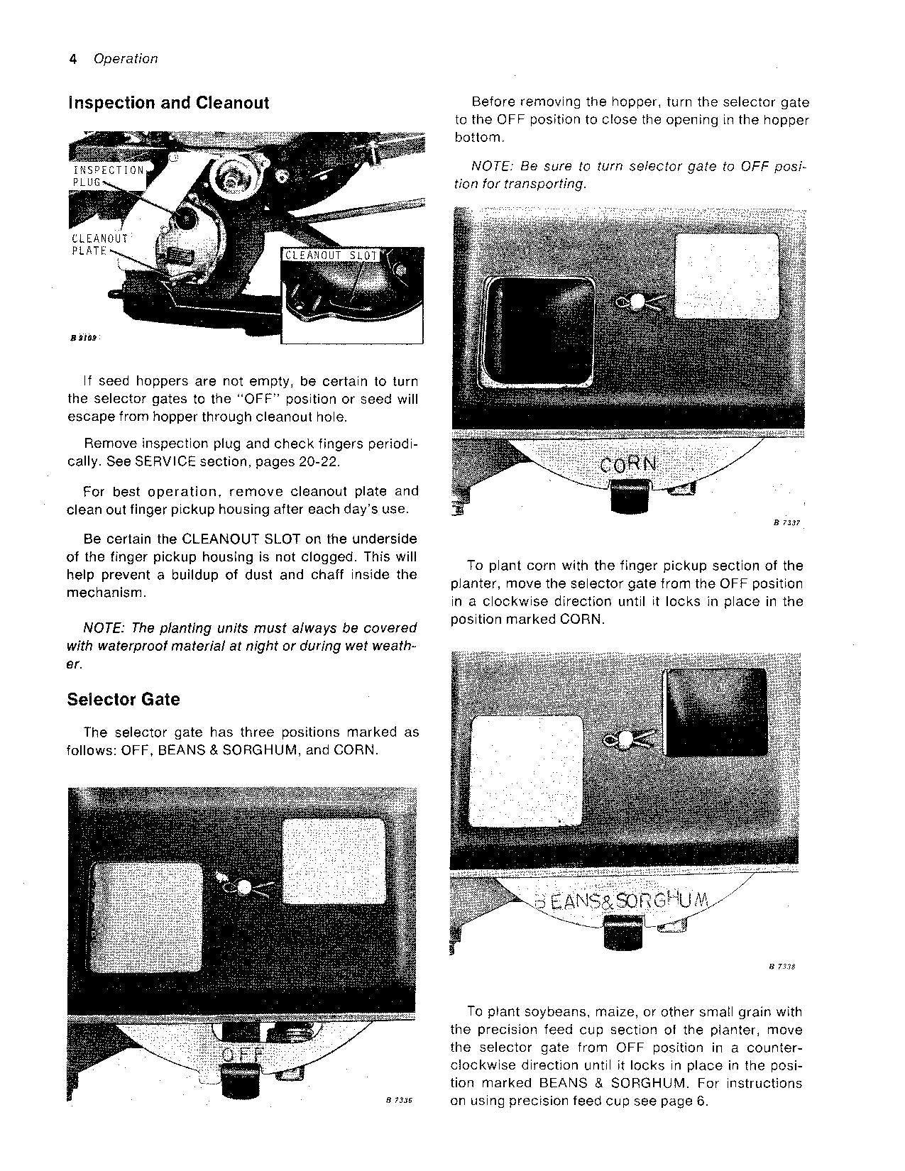 JOHN DEERE C-11 SÄMASCHINE BEDIENUNGSANLEITUNG