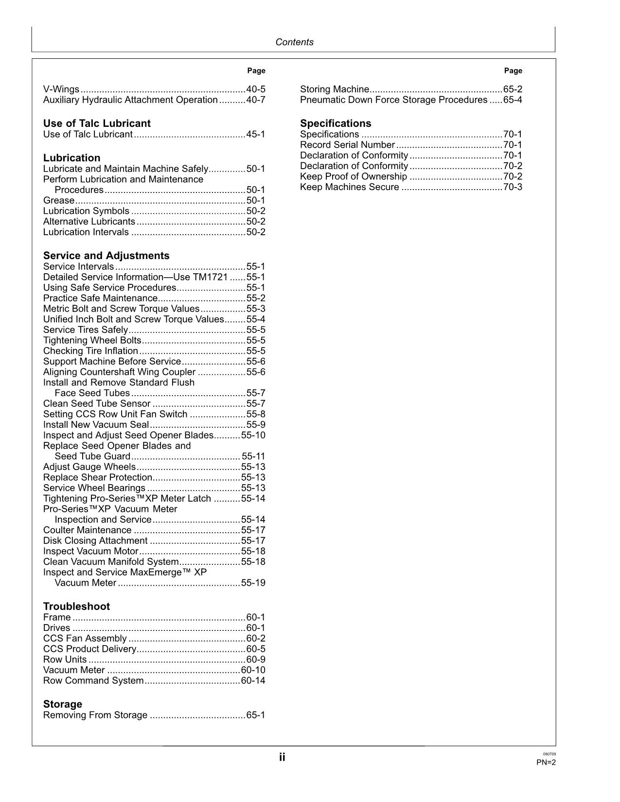 JOHN DEERE ORTHMAN DR12 DR16 DR18 DR24 PLANTER OPERATORS MANUAL