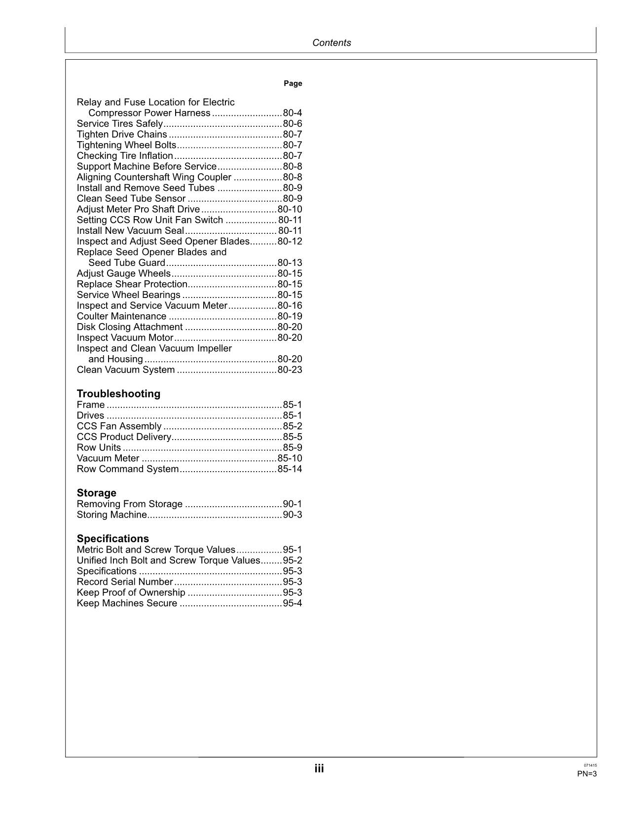 JOHN DEERE DR12 DR8T 8X2 TWIN-ROW DR16 DR18 DR24 PLANTER OPERATORS MANUAL