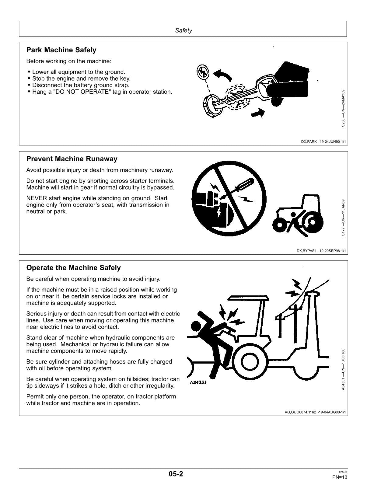 JOHN DEERE DR12 DR8T 8X2 TWIN-ROW DR16 DR18 DR24 PLANTER OPERATORS MANUAL