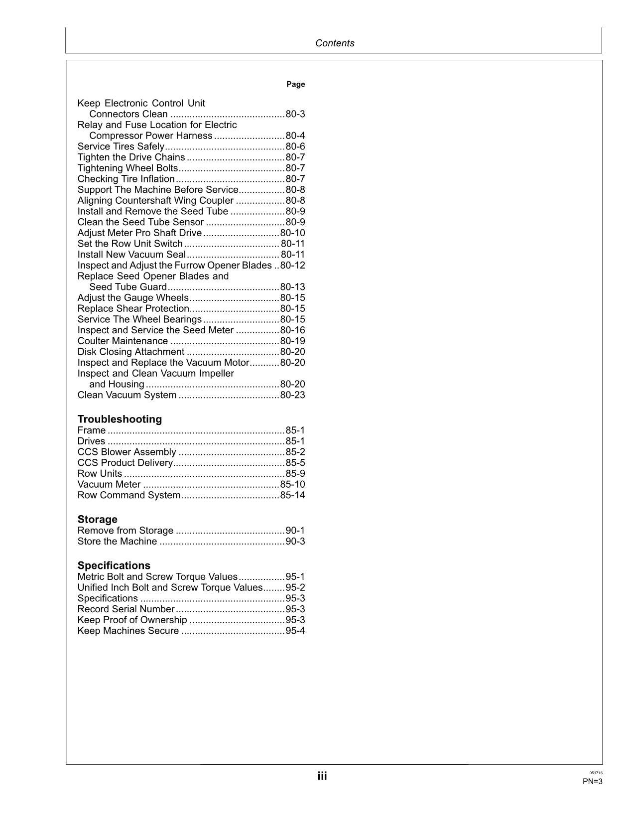 JOHN DEERE DR12 DR16 DR18 DR24 SÄMASCHINE BEDIENUNGSANLEITUNG #3