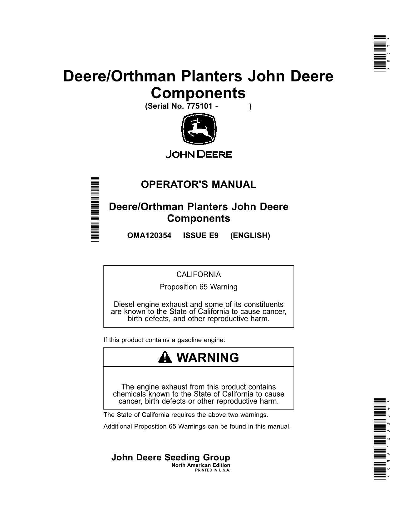 MANUEL D'UTILISATION DU SEMOIR JOHN DEERE DR12 DR16 DR18 DR24 #4