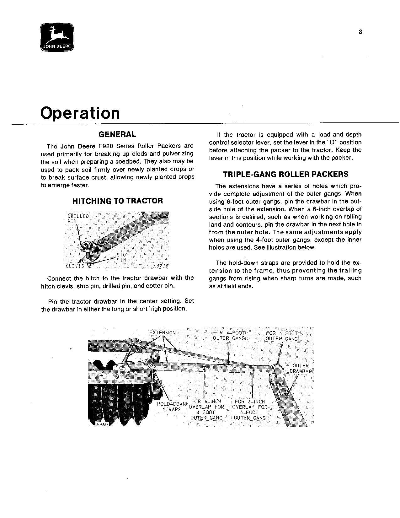 JOHN DEERE DR8T PLANTER OPERATORS MANUAL