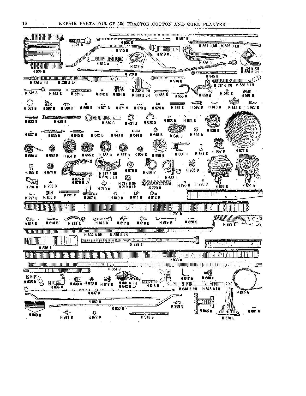 JOHN DEERE GP350 PLANTER OPERATORS MANUAL