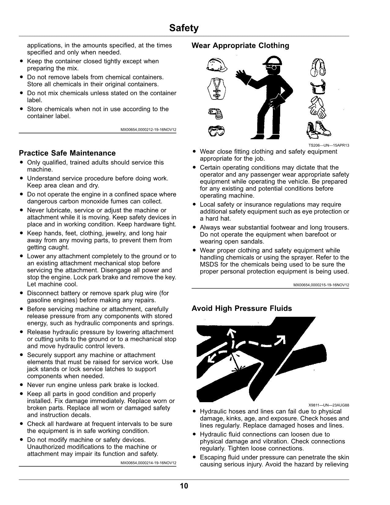 JOHN DEERE HD200  HD200 GPS SPRAYER OPERATORS MANUAL