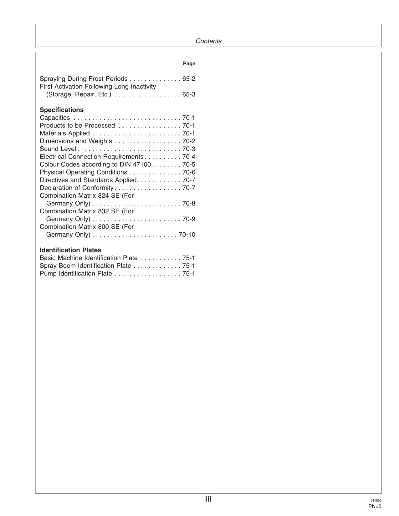 JOHN DEERE 824SE  832SE SPRAYER OPERATORS MANUAL