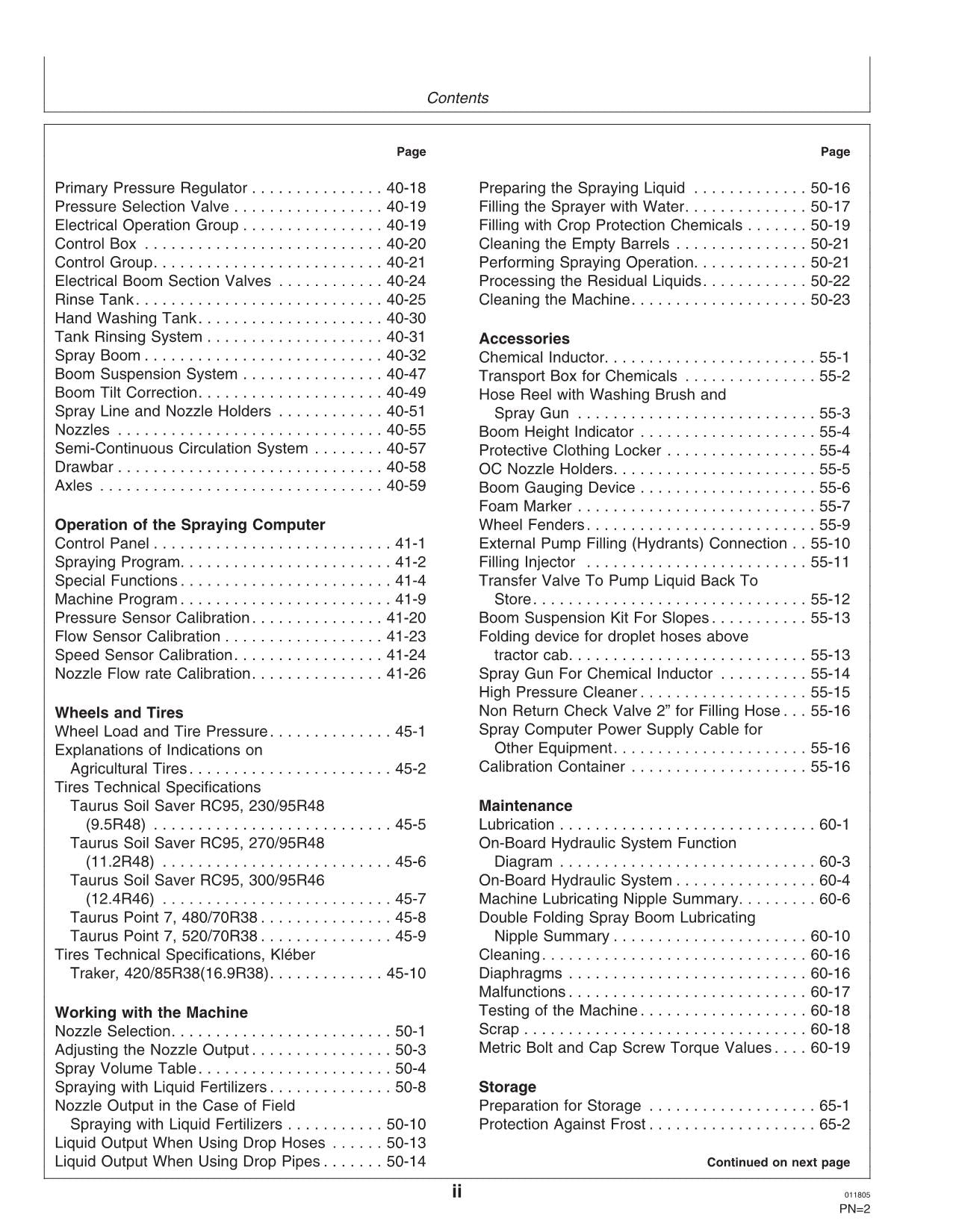 JOHN DEERE 824SE  832SE SPRAYER OPERATORS MANUAL