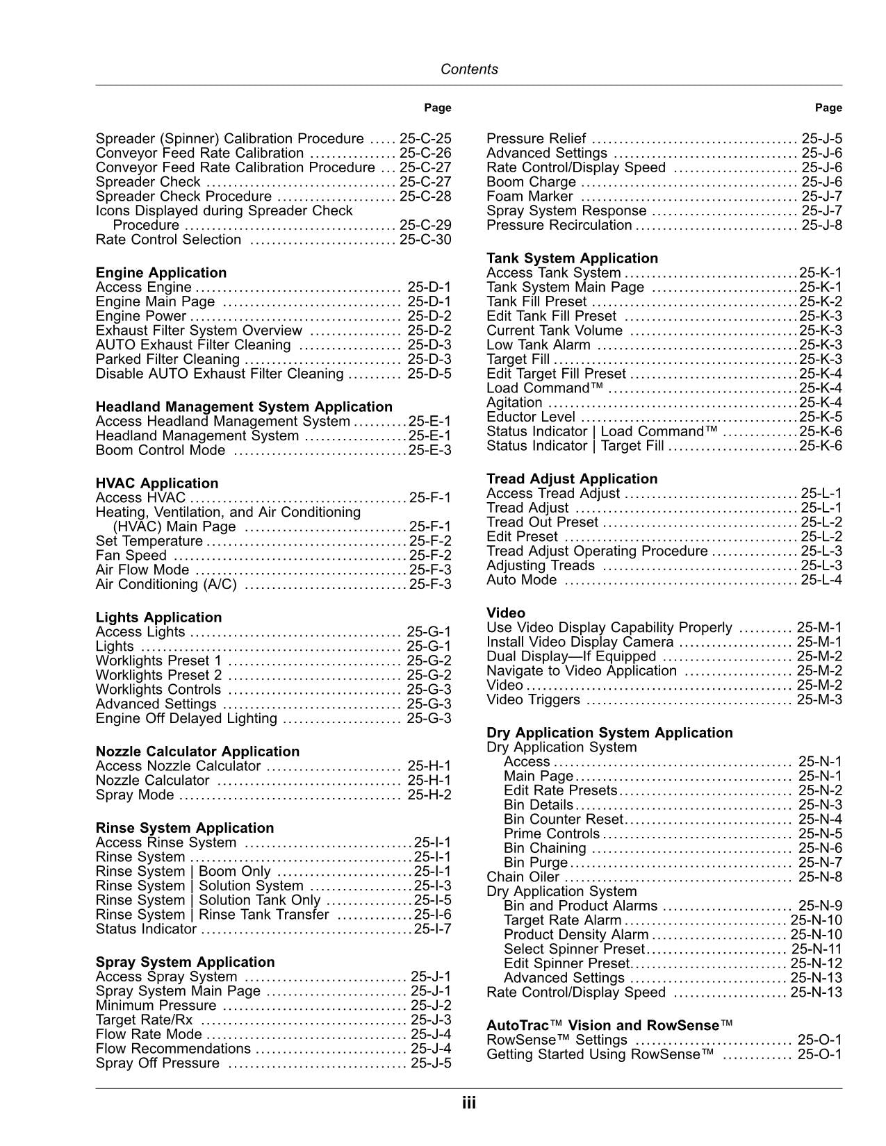 JOHN DEERE 400R  408R  410R  412R  600R  612R  616R SPRAYER OPERATORS MANUAL #2