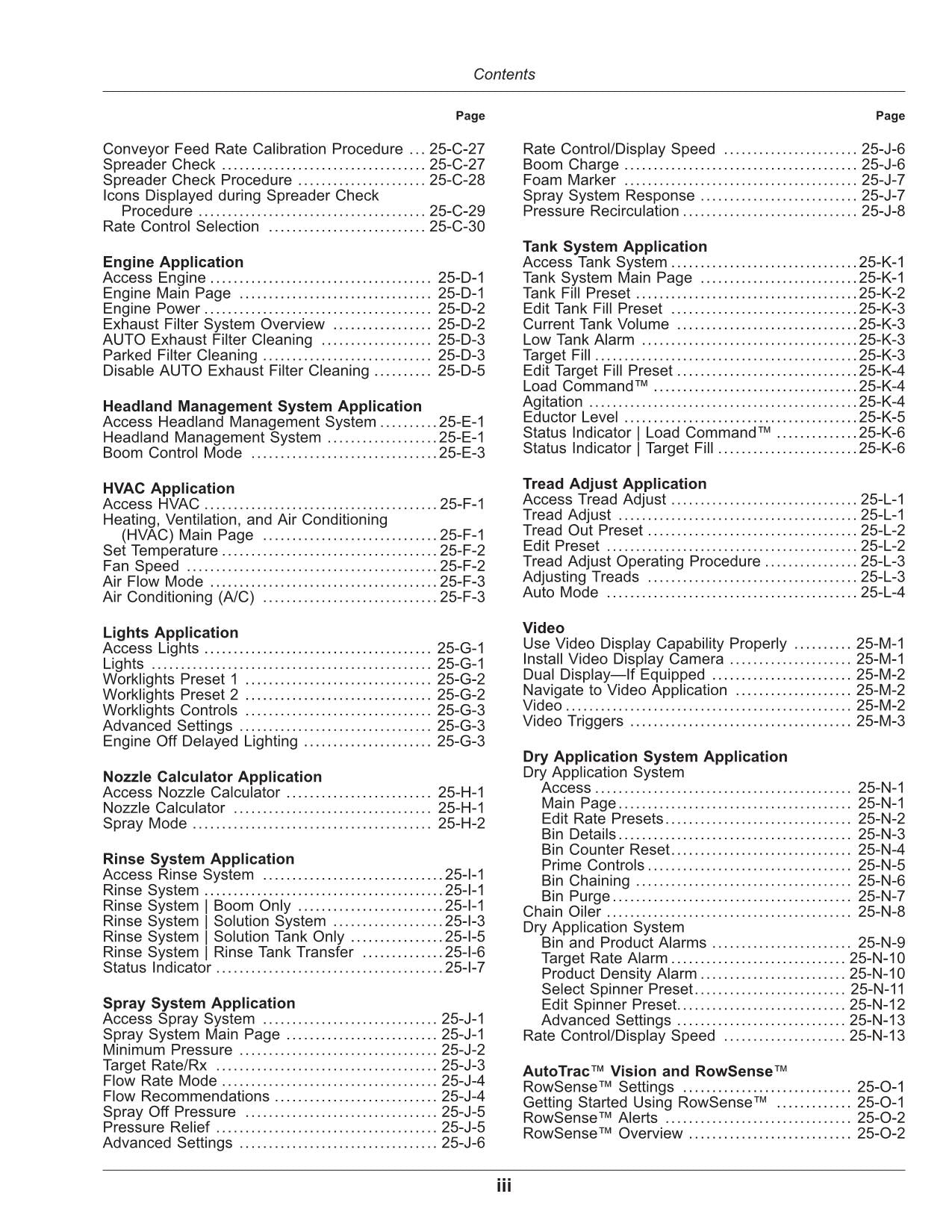 JOHN DEERE 400R  408R  410R  412R  600R  612R  616R SPRAYER OPERATORS MANUAL #3