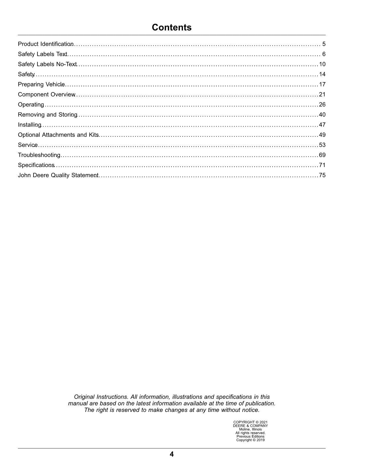 JOHN DEERE HD300 GPS  HD200 GPS SPRAYER OPERATORS MANUAL