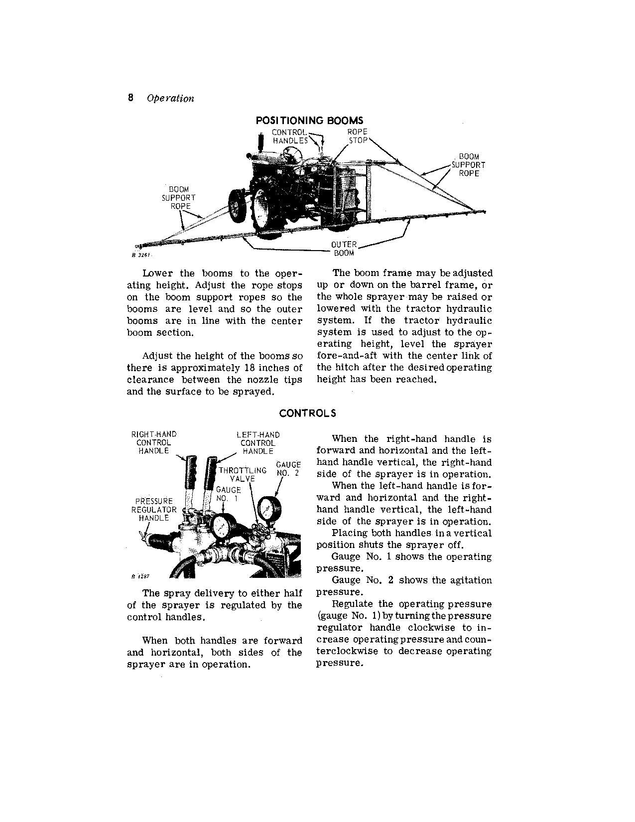 JOHN DEERE 10A 20A SPRAYER OPERATORS MANUAL