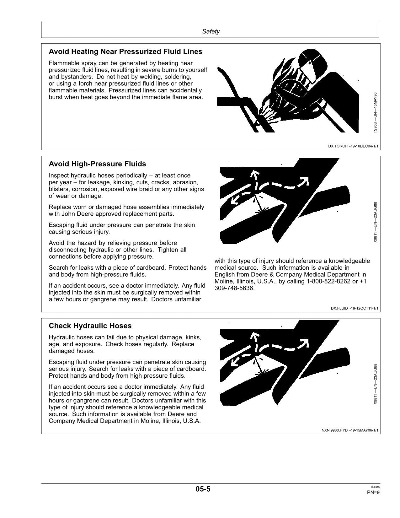 MANUEL D'UTILISATION DU PULVÉRISATEUR À IJECTION DIRECTE JOHN DEERE R4030 R4038 R4045