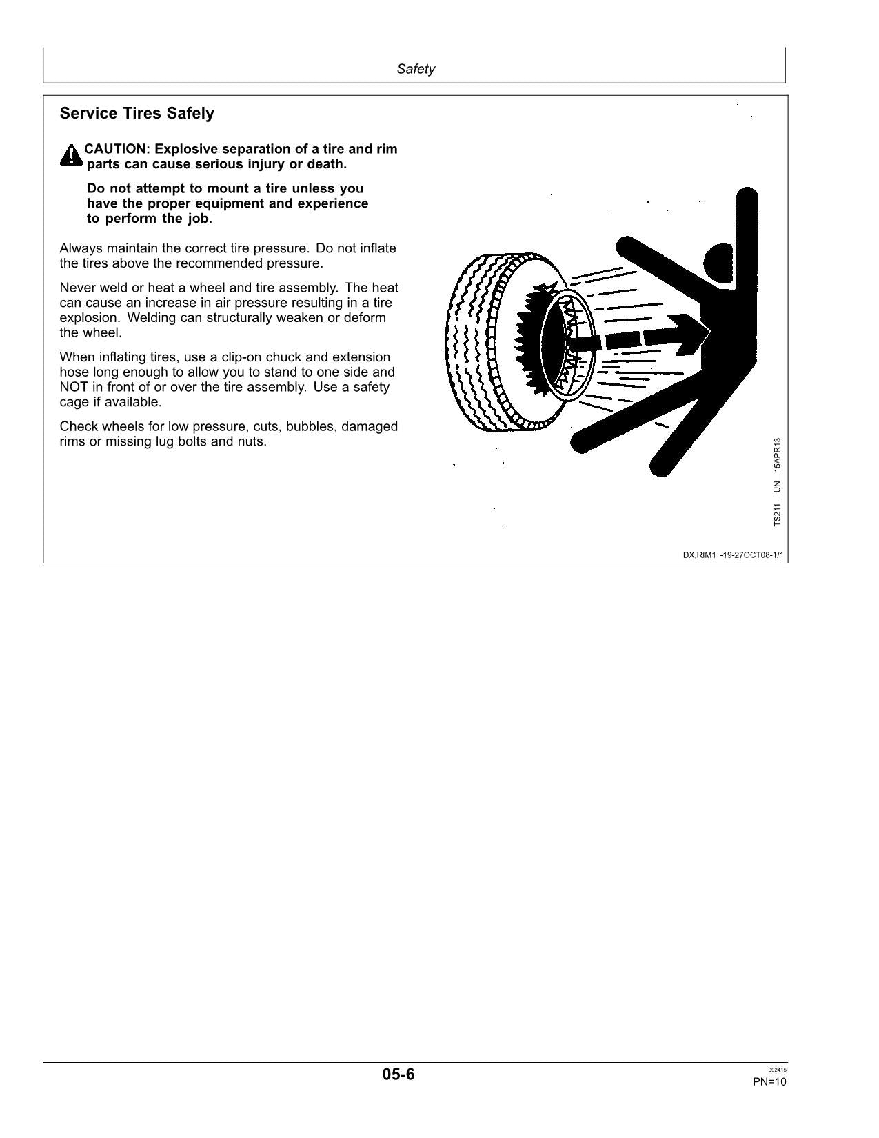 MANUEL D'UTILISATION DU PULVÉRISATEUR À IJECTION DIRECTE JOHN DEERE R4030 R4038 R4045