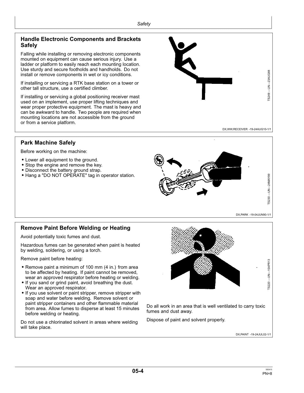 MANUEL D'UTILISATION DU PULVÉRISATEUR À IJECTION DIRECTE JOHN DEERE R4030 R4038 R4045