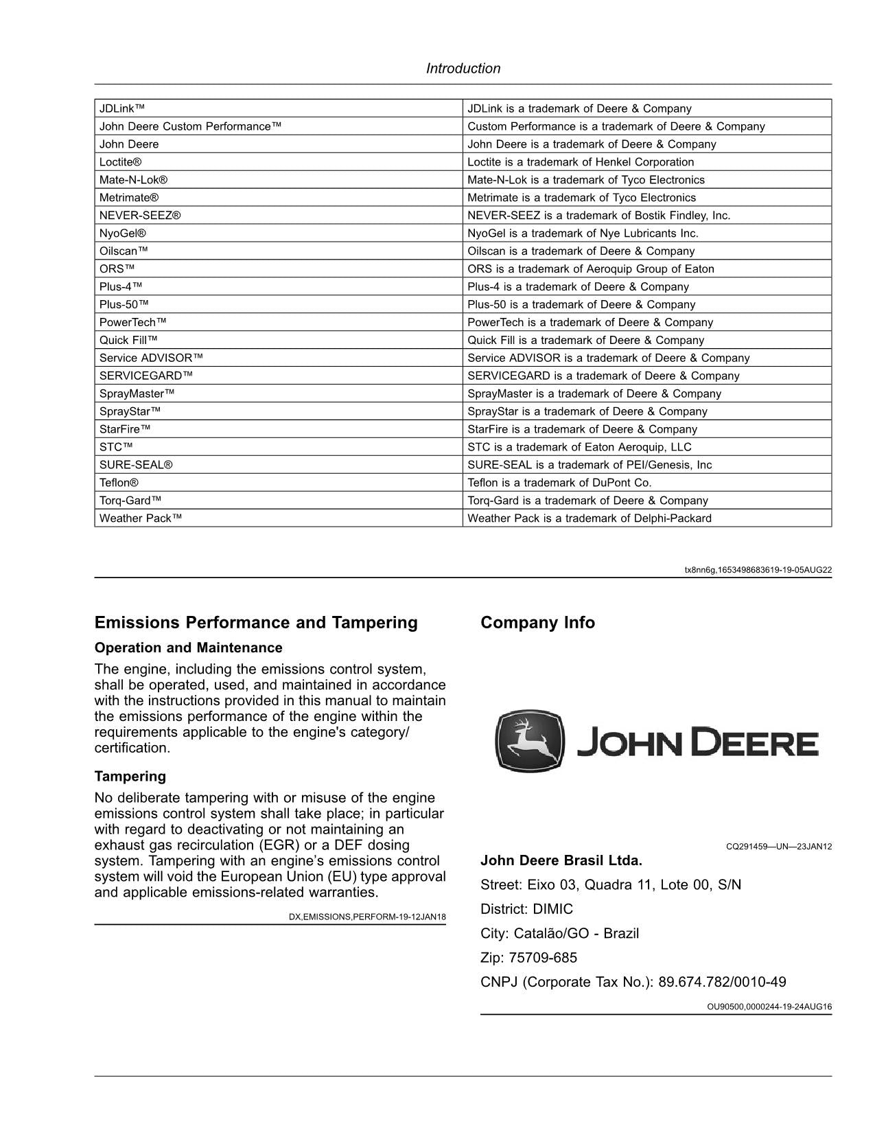 JOHN DEERE M4025 M4030 M4040 SPRÜHGERÄT BEDIENUNGSANLEITUNG