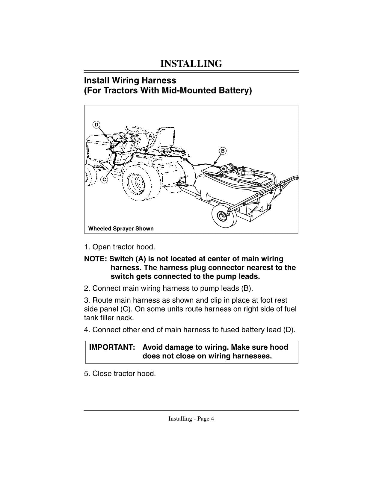 JOHN DEERE 15 25 GALLON SPRAYER OPERATORS MANUAL