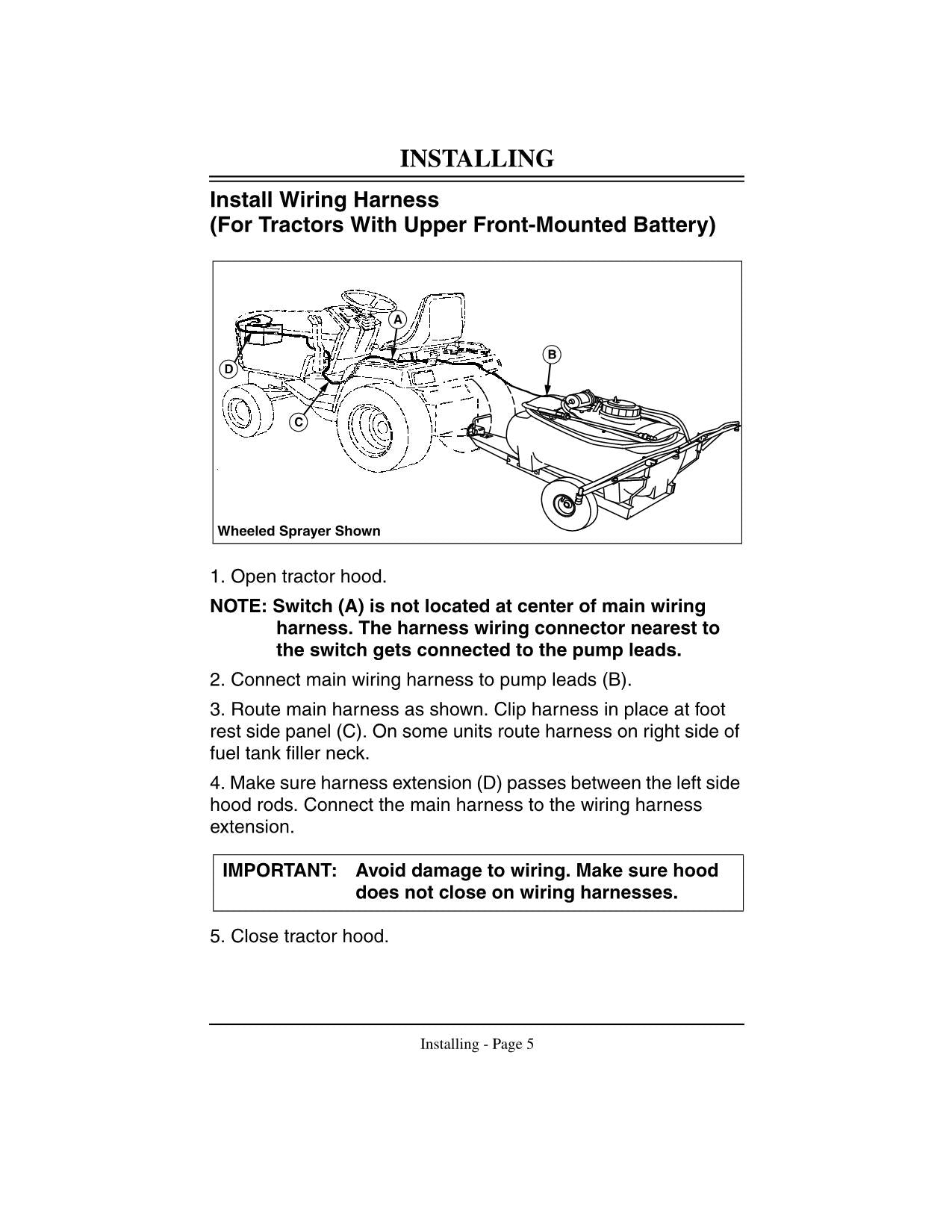 JOHN DEERE 15 25 GALLON SPRAYER OPERATORS MANUAL