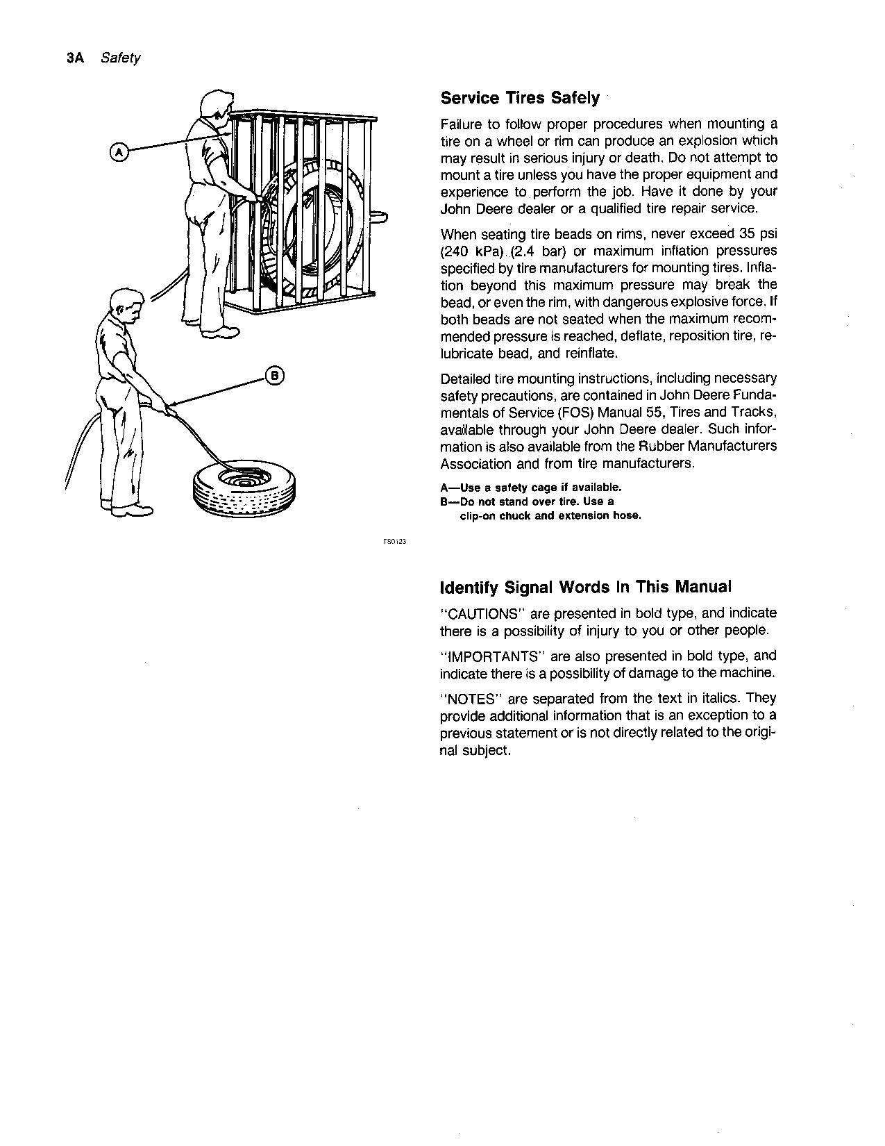 JOHN DEERE 210 220 3010 4010 2640 2940 2040 3020 2520 SPRAYER OPERATORS MANUAL