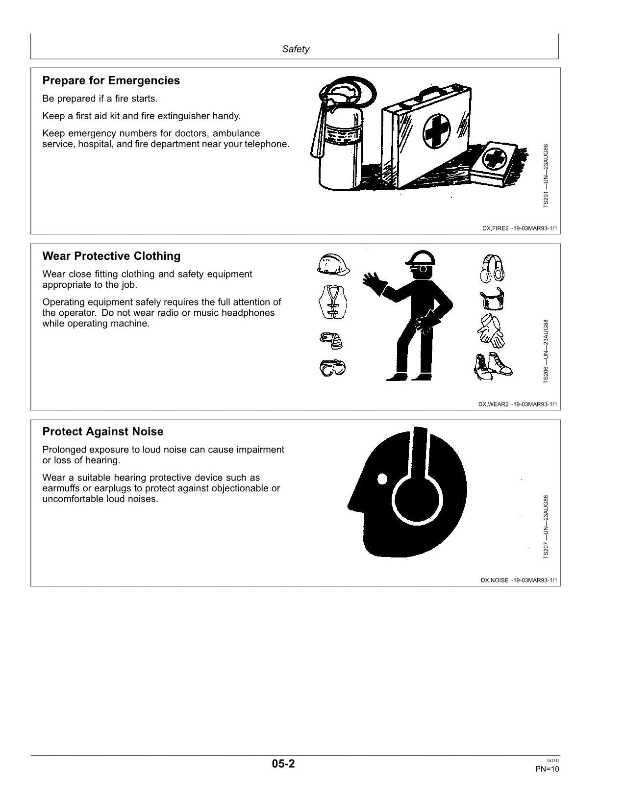 JOHN DEERE 4630 SPRAYER OPERATORS MANUAL #8