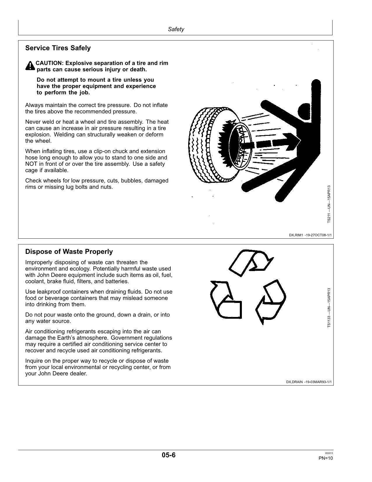 JOHN DEERE 4940 SPRAYER OPERATORS MANUAL MY2012-