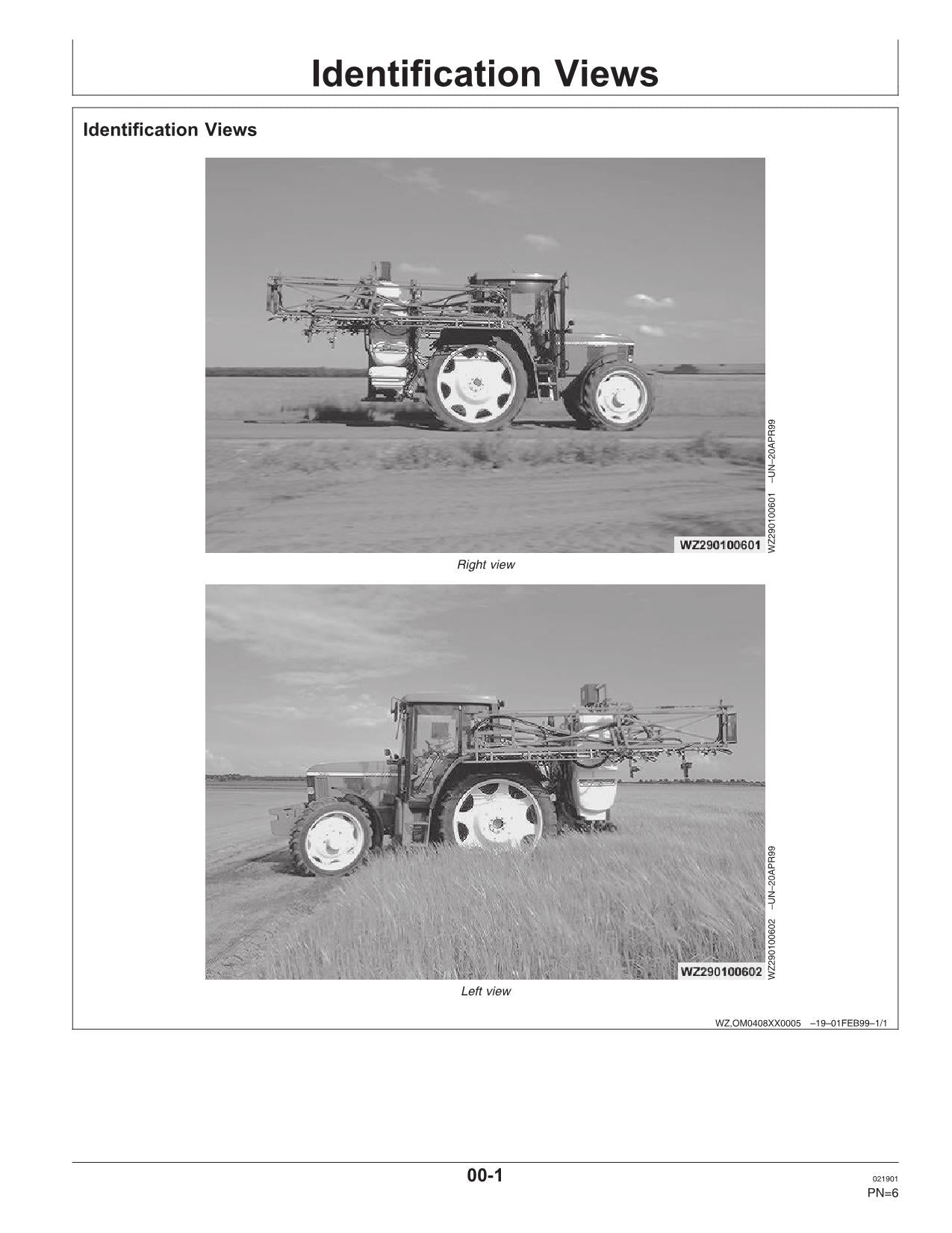 JOHN DEERE 408  410  412 SPRAYER OPERATORS MANUAL