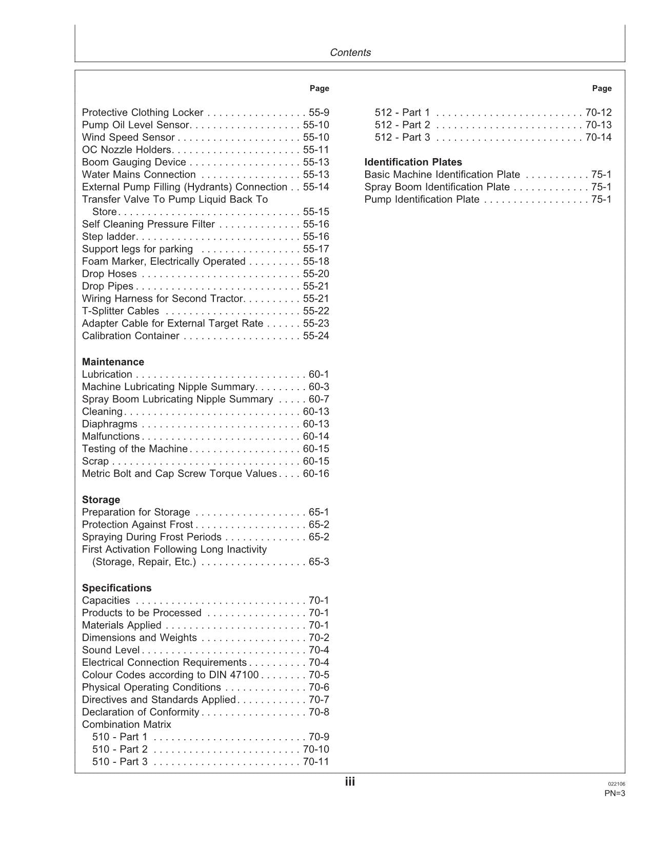 JOHN DEERE 508 510  512 SPRAYER OPERATORS MANUAL #2