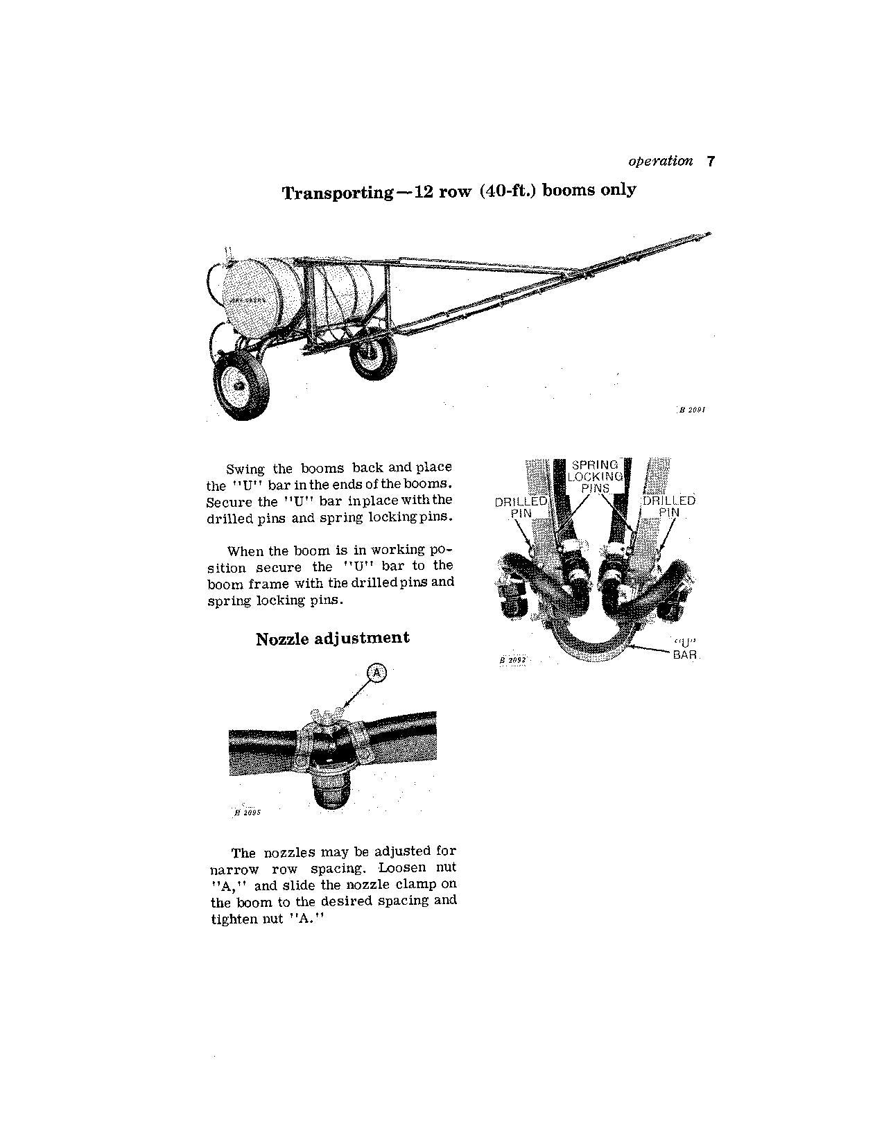 JOHN DEERE 32 SPRAYER OPERATORS MANUAL