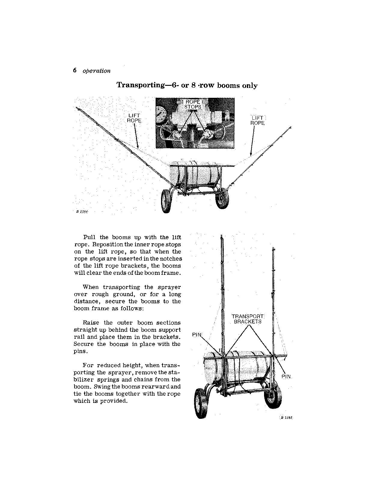 JOHN DEERE 32 SPRAYER OPERATORS MANUAL