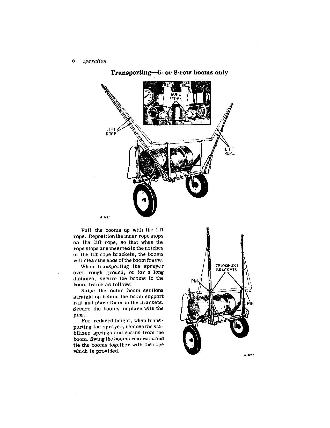 JOHN DEERE 29A SPRAYER OPERATORS MANUAL