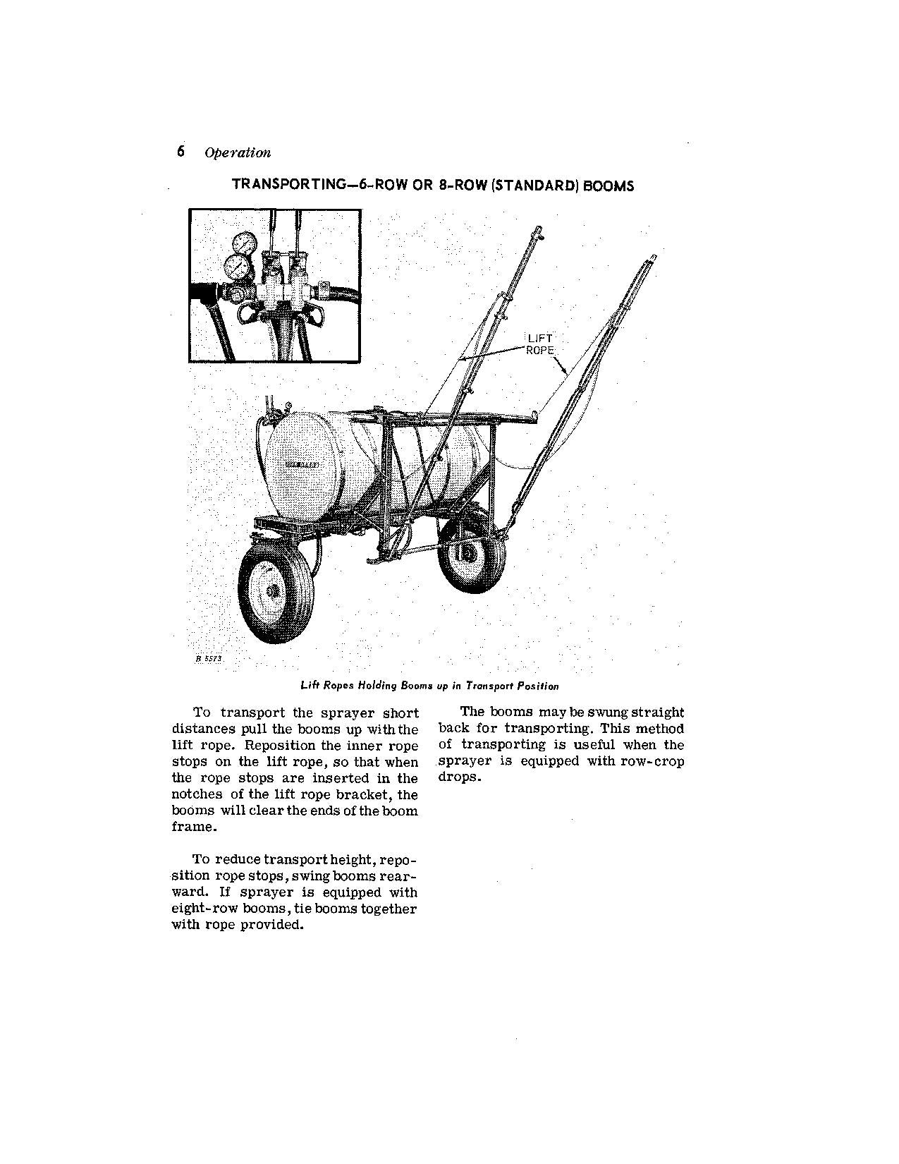 JOHN DEERE 32B SPRAYER OPERATORS MANUAL #1