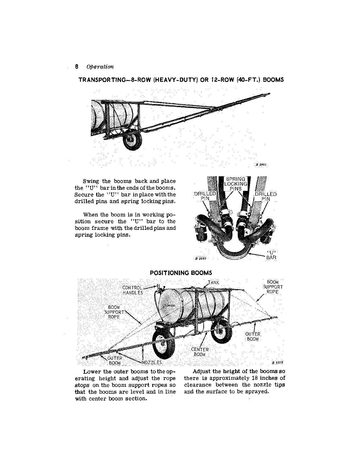 JOHN DEERE 32B SPRAYER OPERATORS MANUAL #1