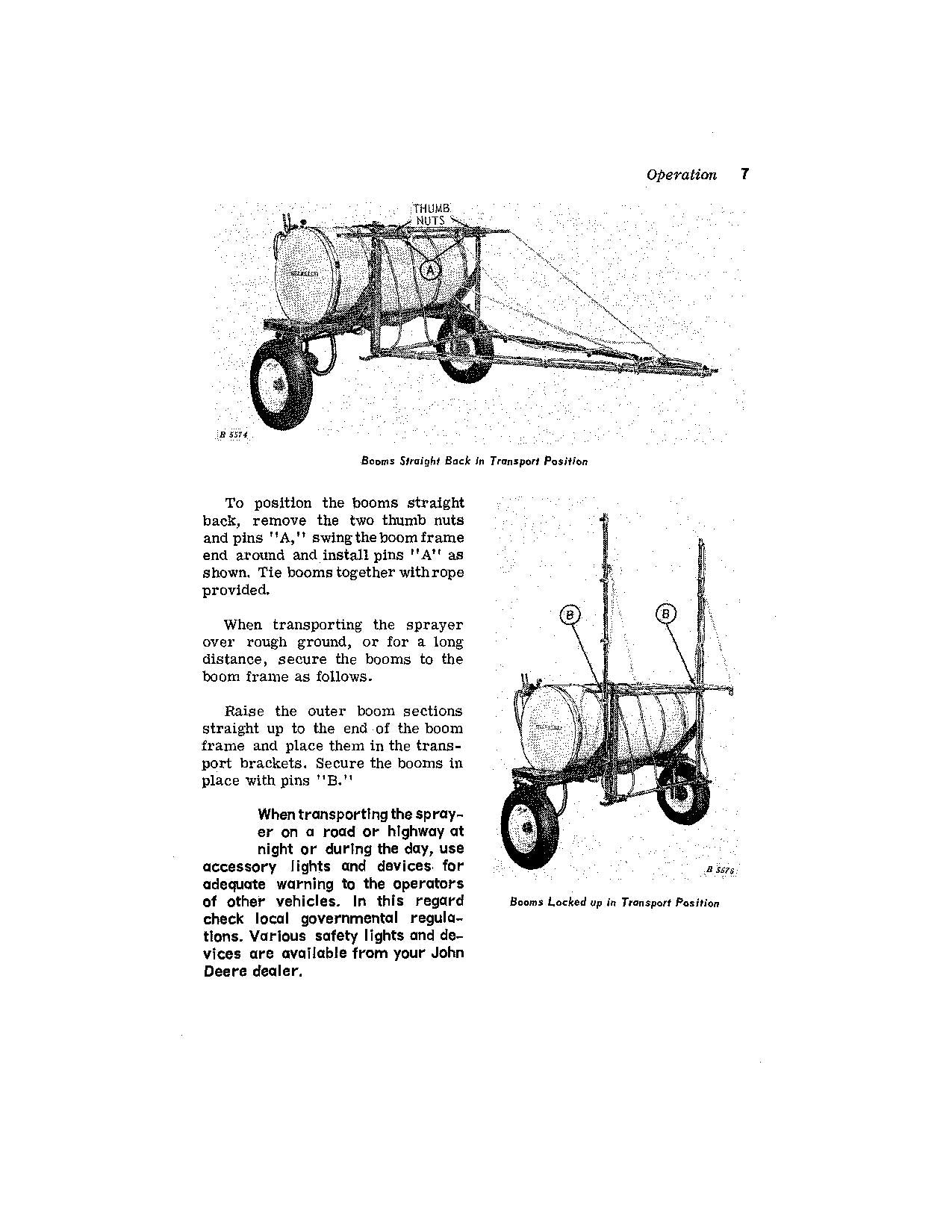 JOHN DEERE 32B SPRAYER OPERATORS MANUAL #1